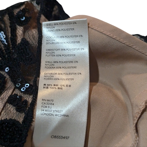 Elegant Black Lace Dress - Picture 6 of 10